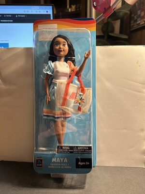 #ad #ad Doll Aldi Play Exclusive Maya Cool With Mini Tote Bag Charm $29.50