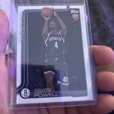 2025 Topps NBA #222 BASE RC ROOKIE DRAKE POWELL NETS CARD