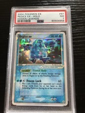 2004 Pokemon TCG Regice ex Holo Card 97/101 EX Hidden Legends PSA 7