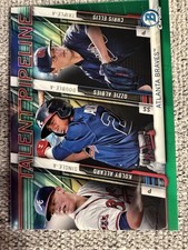 2017 Bowman Chrome Albies Allard Talent Pipeline Green Refractor  86/99 #TP-ATL