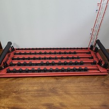 Snap On 20 5 Row Socket Tray Organizer Red Multi Drive Lock-a-socket Kaskt5bk