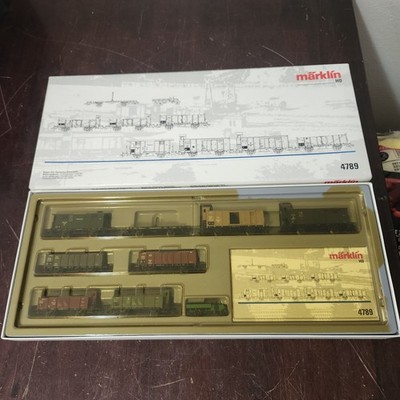 Marklin H0 4789 DRG German State Railway Freight Set w/manuals&accesories LNIB