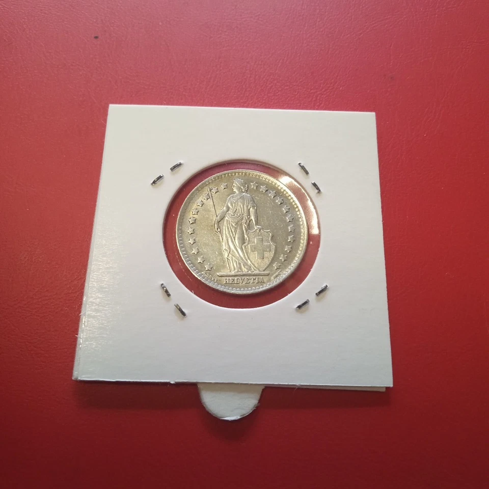 Svizzera Moneta 1 Franco 1946 Argento Silver - Immagine 2 di 2