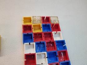 RARE Lego Bricks 1954-1955 LEGO - lot of 93 blocks - 3001old hollow bricks slots