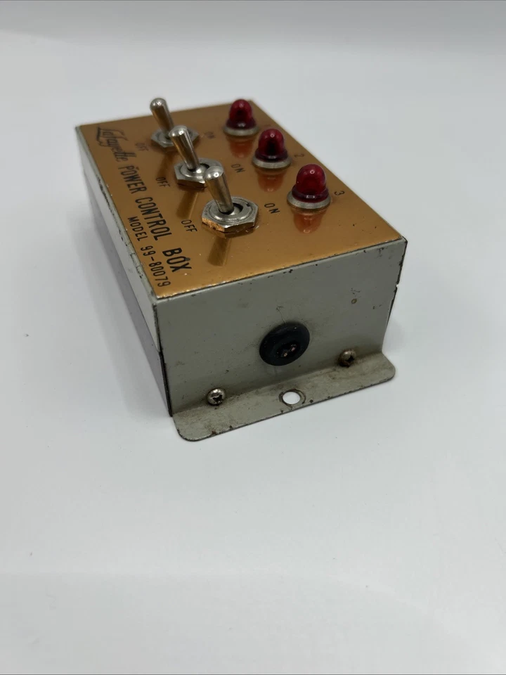 Caja de control de alimentación Lafayette 99-80079 COMO ESTÁ CABLE DE CORTE SIN PROBAR Foto 3 de 4