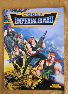 Codex Imperial Guard Warhammer WH40K 2e softback 1995 GW 0161