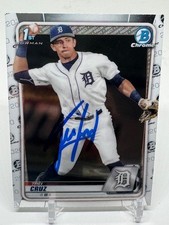 2020 Bowman Chrome Draft BD-11 Trei Cruz SIGNED