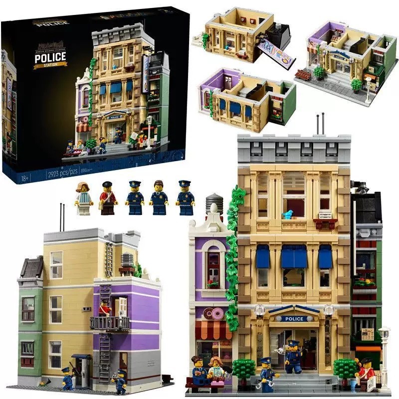 LEGO 10278 Police Station with 2923 pcs.RёРliсa NO BOX（Read the description）