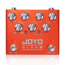 JOYO Bass Guitar Pedal Octave Fuzz Pedal High Gain for Electric Guitar Bass