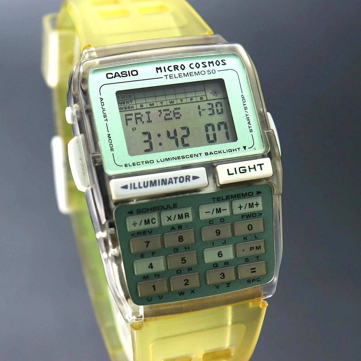 Exc+4] Vintage 90s Casio Dino Zone DBC-63 Calculator Digital Men's