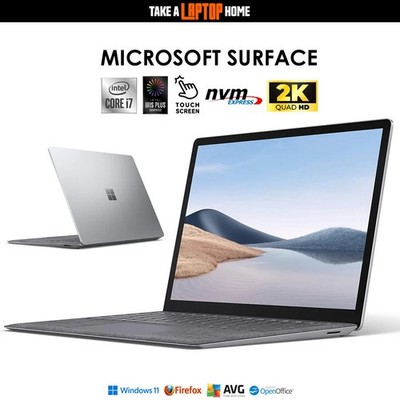 MS Laptop Microsoft Surface i7 4,0Ghz Touchscreen 2K FHD Laptop Windows11