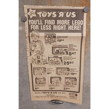 1984 Toys R Us LEGO Newspaper Ad Knoxville TN Vintage Ephemera Duplo