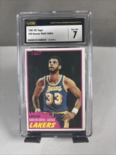 Kareem Abdul-Jabbar 1981-82 Topps 20 CSG 7