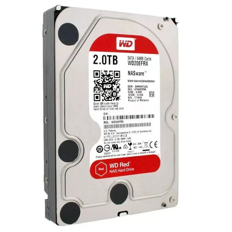 WD RED 2TB WD20EFRX 5400U/min SATA III 64MB 3.5" NASware 3.0 WESTERN DIGITAL HDD - Bild 2 von 4