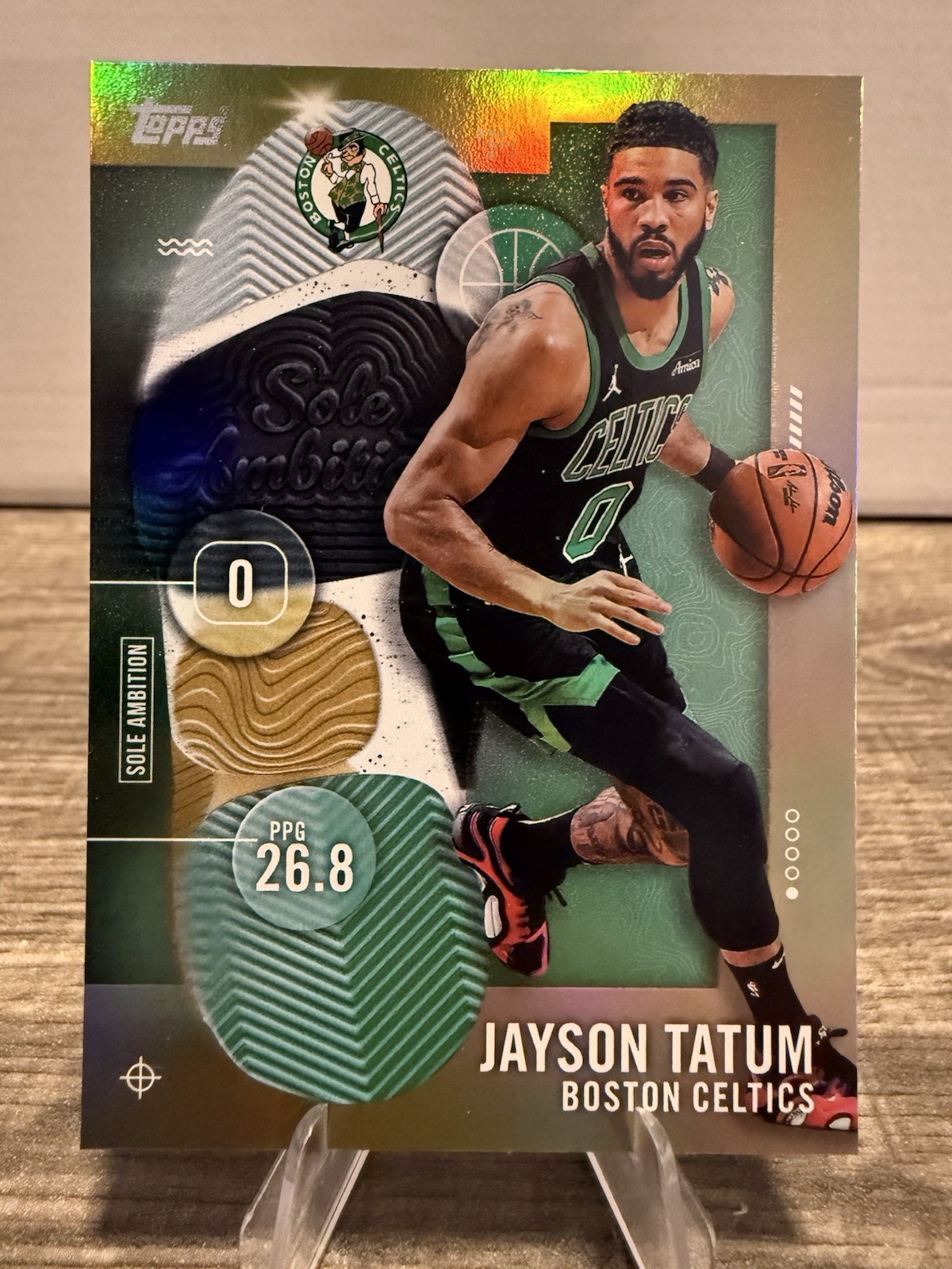 Jayson Tatum 2025 Topps Sole Ambition #SA-6 Boston Celtics SSP Case Hit