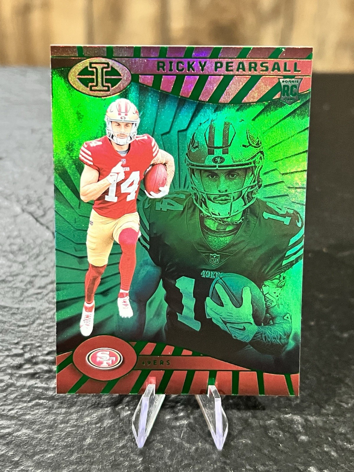 2024 Panini Illusions - Ricky Pearsall #78 Trophy Collection Emerald (RC)