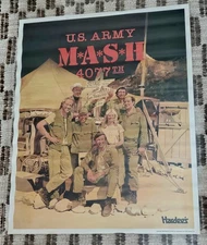 1983 FINAL SEASON MASH POSTER - HARDEES PROMOTION