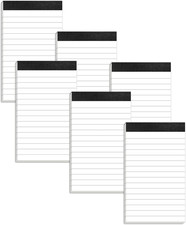 Notepads 6 Pack Small Refills Memo Pads 3 X 5 Inch Lined Writing Note Pads