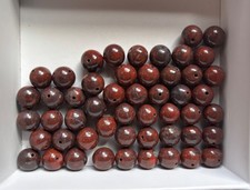50 Natural Bloodstone Round Loose Beads 10mm C715