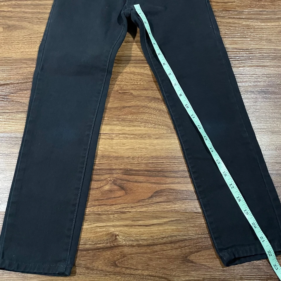 The Childrens Place Boys Skinny Stretch Jeans Black Cotton Youth Size 8 - Image 2 of 4