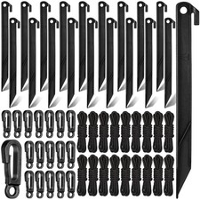 Yinkin 18 Sets Inflatable Stakes Replacement Yard Inflatable Plastic Stakes a...