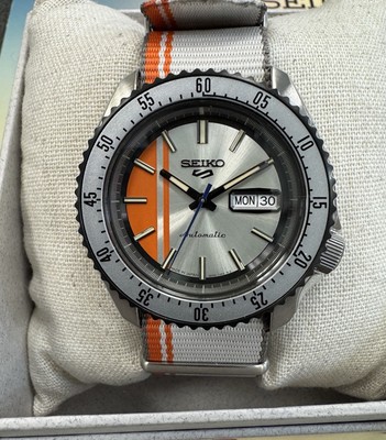 Seiko 5 Automatic Men's Nylon Band Watch SRPK73 Made In Japan New