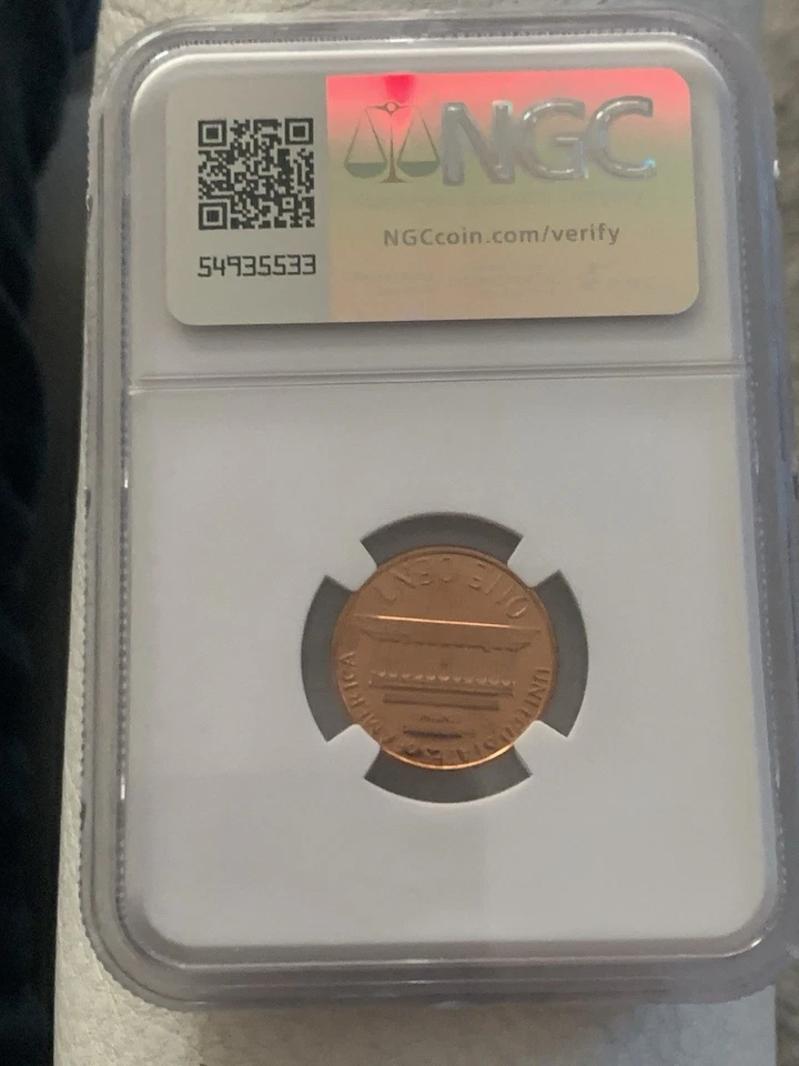 1981  S TYPE 1 LINCOLN CENT PROOF 1C PF69 RD ULTRA CAMEO NGC Graded! - Image 2 of 2