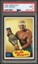 1985 Topps Wwf #1 Hulk Hogan PSA 9