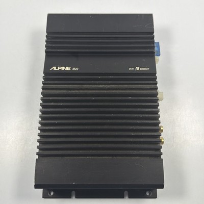 Vintage Retro Alpine 3522 Car Audio Amplifier Stereo Amp Bridgeable Tested Used