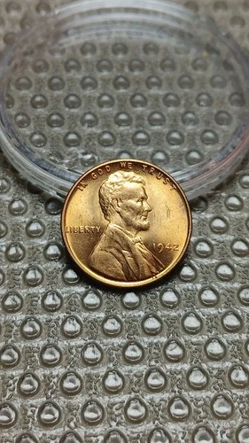 1942 Lincoln Wheat Cent Penny Red BU Uncirculated                           D147