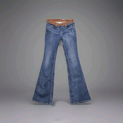 Rag & Bone Jeans Womens Size 29 Elephant Bell Bottom Jeans Flared Leather Rare C