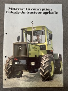 Mercedes 20 Page No Ih Deutz Cormick Fendt Someca Tractor Brochure