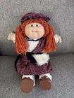 Vintage 1985 Ann Greta Cabbage Patch Doll Red Hair Green Eye Complete! Rare