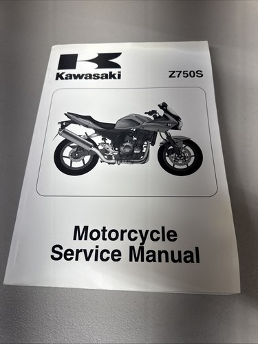 New OEM Kawasaki 2005 ZR750 Service Manual Book 99924-1344-01 - Bild 1 von 6