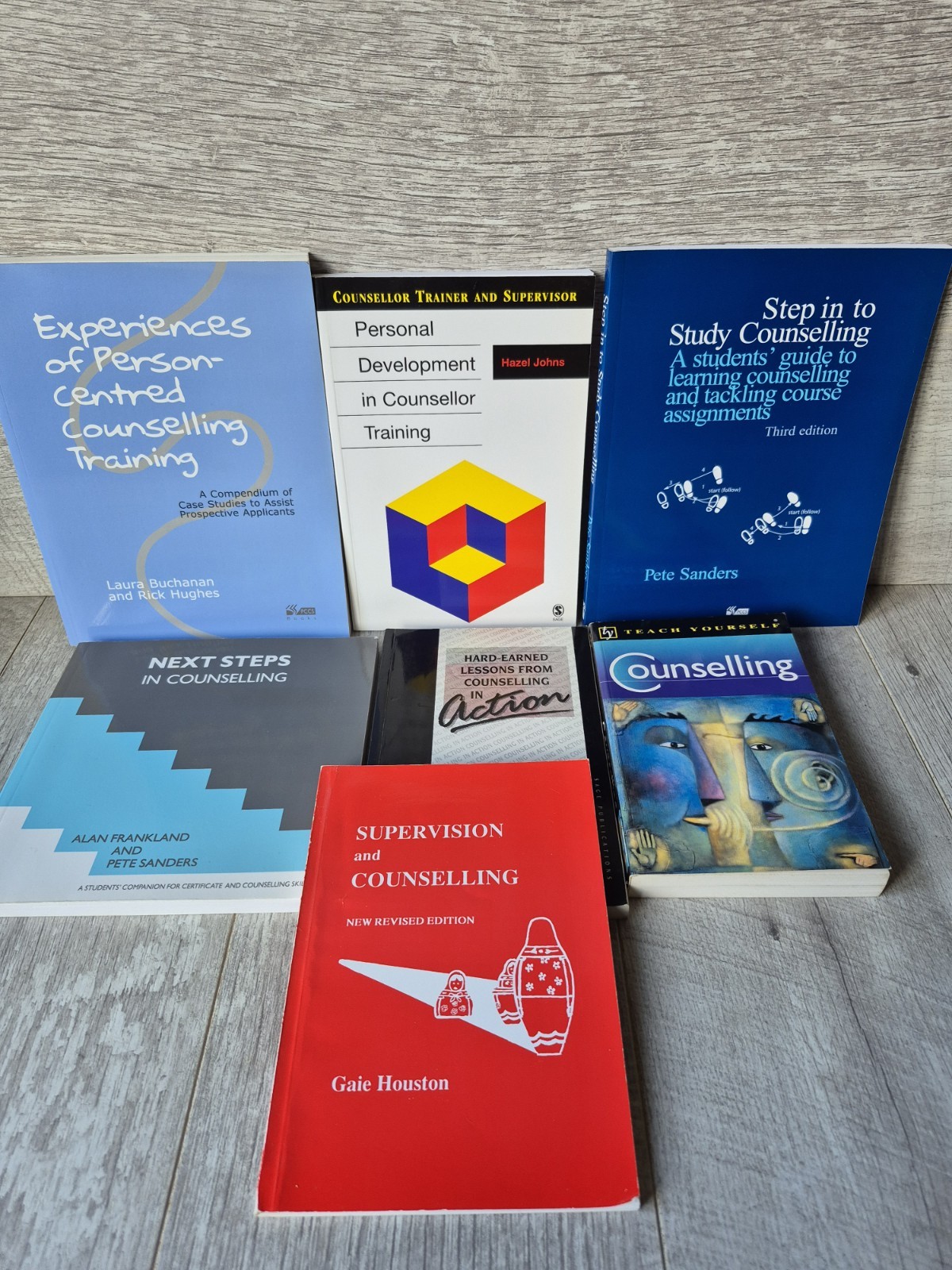 Person Centred Counselling book bundle x 7 Supervision / counselling