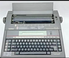 Brother AX-26 Portable Electric Typewriter with Display TURNS ON DOESNT WORK