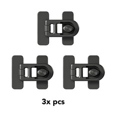 3x Child Lock Safety Proof Fridge Baby Door Cabinet Drawer Kids Refrigerator