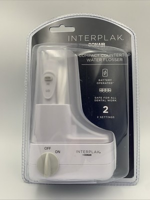 Interplak by Conair Compact Water Flossing System Model WJX01 New Sealed
