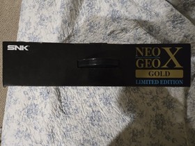 SNK NEO GEO X GOLD Limited Edition Console *MINT FROM A COLLECTOR* 