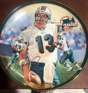 Dan Marino Bradford Exchange “Superstar Of The Sunshine State” Plate + COA MIB