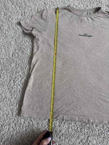 Maison Margiela10 / brand logo inverted T-shirt Tan Color - Picture 4 of 8