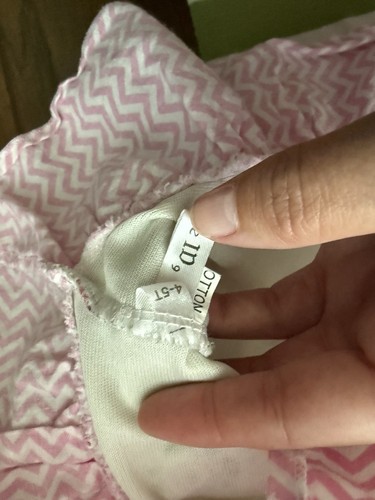 Girls 4-5T Pants Outfit, Boutique, Short Sleeve, Ruffles Green & White Stripe - Picture 6 of 7