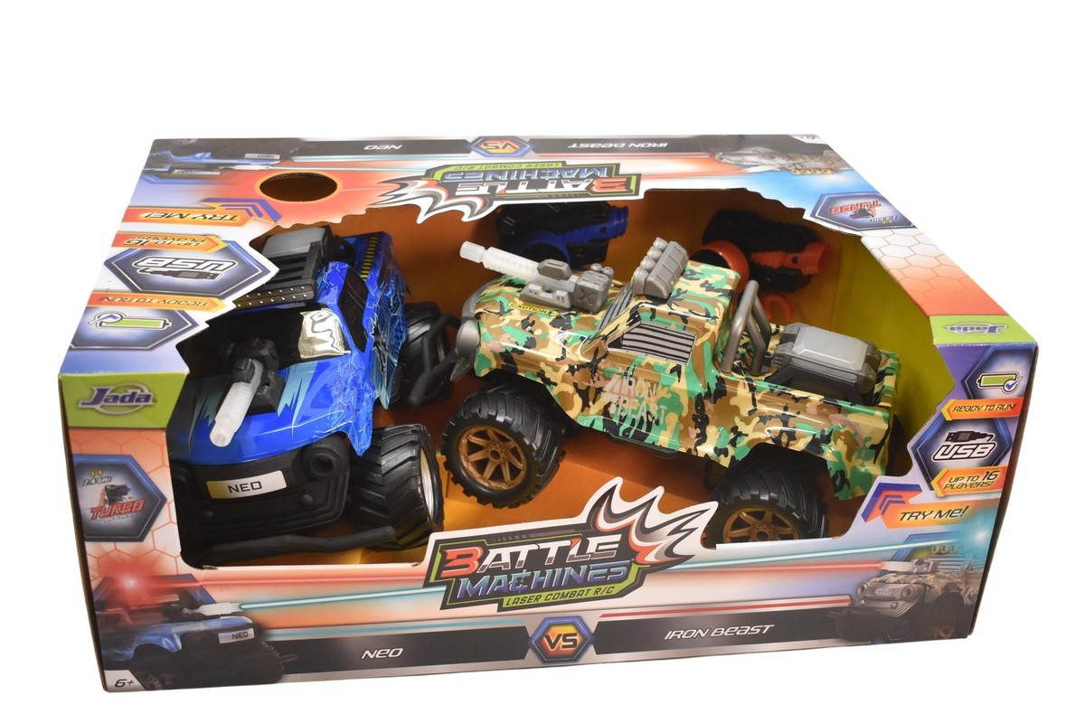 Jada Toys Battle Machines Neo Vs Iron Beast RC Truck Set