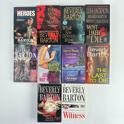 10x Beverly Barton Taschenbücher Romane - Liebesroman Spannung