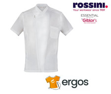 GIBLOR'S Jacket MAURIZIO Men White Work Medical Dentist Nurse Q2K00259