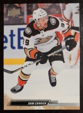 2022 - 2023 Upper Deck Sam Carrick Ducks #254 Hockey Card