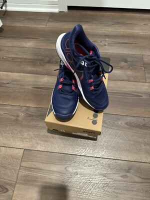 Diadora Women's Trofeo 2 AG Pickleball Shoes, Blueprint/Pink, 8.5 B Medium US