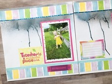 Park Scrapbook Pages, Outside Pages, Premade Playing Outside Layouts