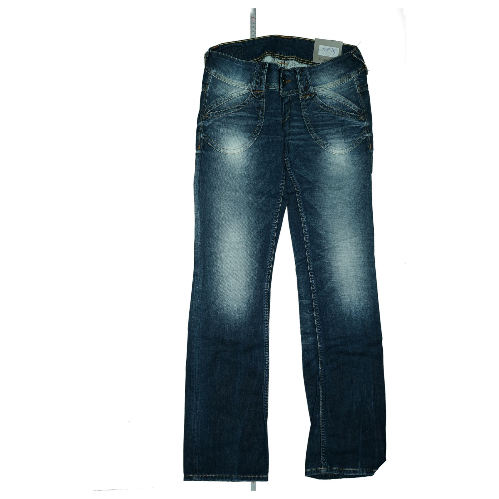 Pepe Jeans Midonna Pants Low Straight Leg 28/34 W28 L34 Use Blue | eBay