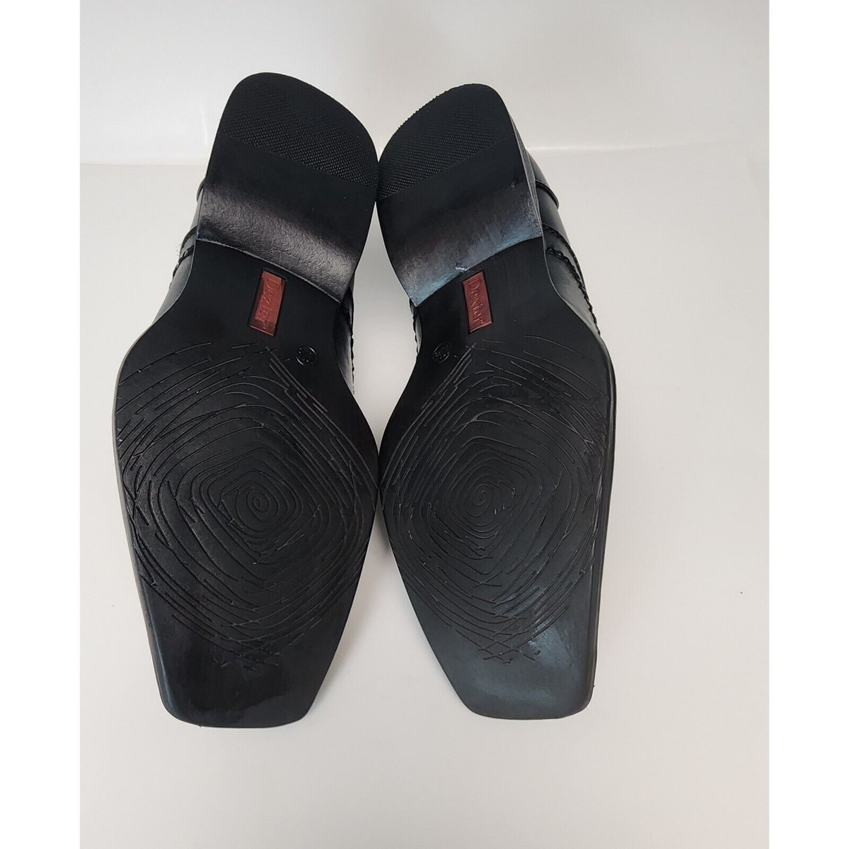 Dexter Comfort Men\'s Black Leather MEMORY FOAM Loafer Size 10.5 Dexter Black Faux Leather Comfort Memory Foam Loafers Mens  main image 2